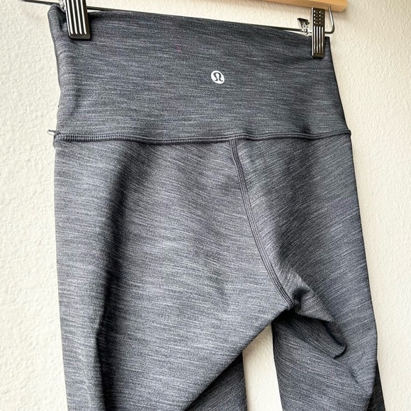 Lululemon Wunder Under Hi-Rise 7/8 Tight Full-On Luxtreme 25" Heathered Black 2 - Picture 9 of 15